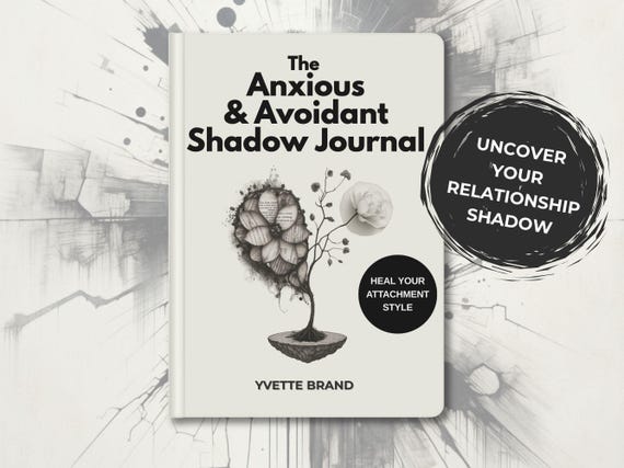 Shadow Work Journal: Anxious & Avoidant Attachment Healing (Digital + Printable PDF)