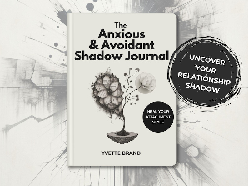 Shadow Work Journal: Anxious & Avoidant Attachment Healing (Digital + Printable PDF) image 1
