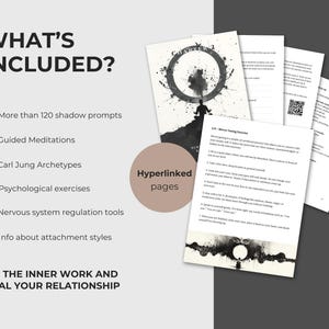 Shadow Work Journal: Anxious & Avoidant Attachment Healing (Digital + Printable PDF) image 10