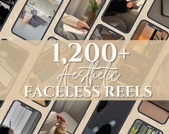 Paquete de más de 1200 Reels sin rostro para la creación de contenido viral.