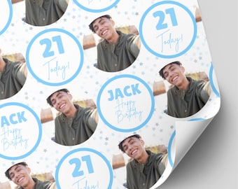 Personalised Photo Wrapping Paper | Customised Birthday Gift Wrap | Your Photo Paper