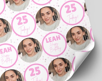 Personalised Photo Wrapping Paper | Custom Birthday Gift Wrap