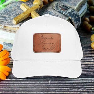 Jesus Lovin Girl Mid Profile Baseball Cap | Leather Patch