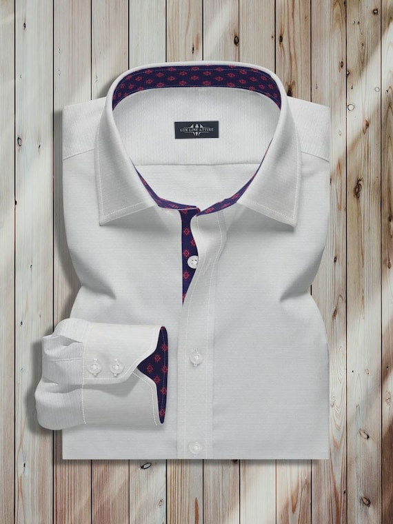 custom made dress shirts near me Shirts, Personalized Blouses & Oxfords with Logo You can easily design or upload the artwork with the name Men's White Work Dress Shirt