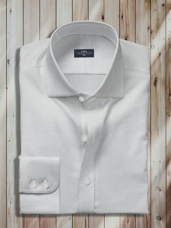 custom hand made dress shirts unbranded custom handmade geometric dress shirt no size (READ)