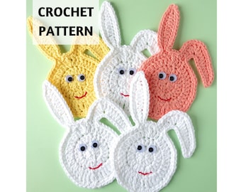 CROCHET PATTERN Easter Bunny Egg, Easter Garland, Decoration