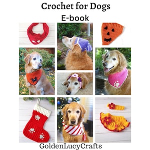 CROCHET PATTERNS for Dogs E-book  DIY Dog Accessories Gifts