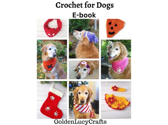 CROCHET PATTERNS for Dogs E book DIY Dog Accessories Gifts Etsy