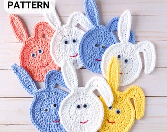 CROCHET PATTERN Easter Bunny Egg, Easter Garland, Decoration
