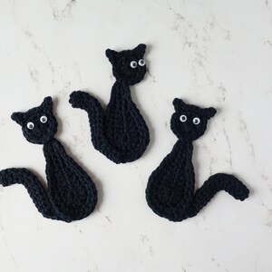 CROCHET PATTERN PACK #1 Halloween Applique Motif Embellishment image 8
