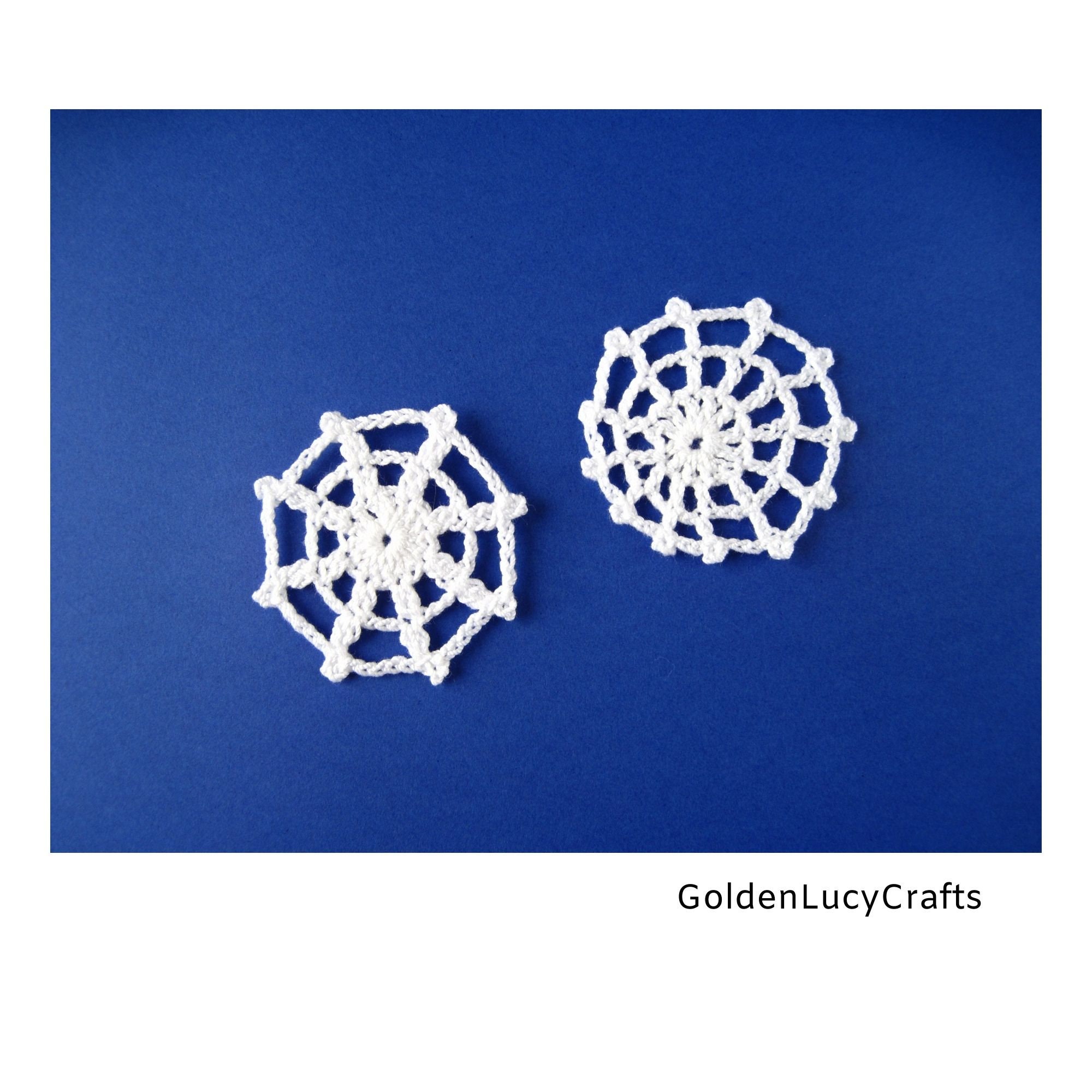 Crochet Pattern Spider Web Applique, Halloween Decoration - Etsy