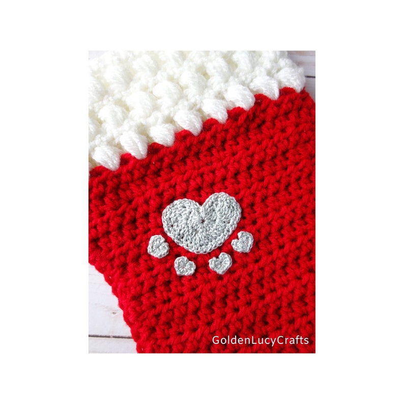 CROCHET PATTERN Dog Christmas Stocking Crochet for Pets Pet Etsy