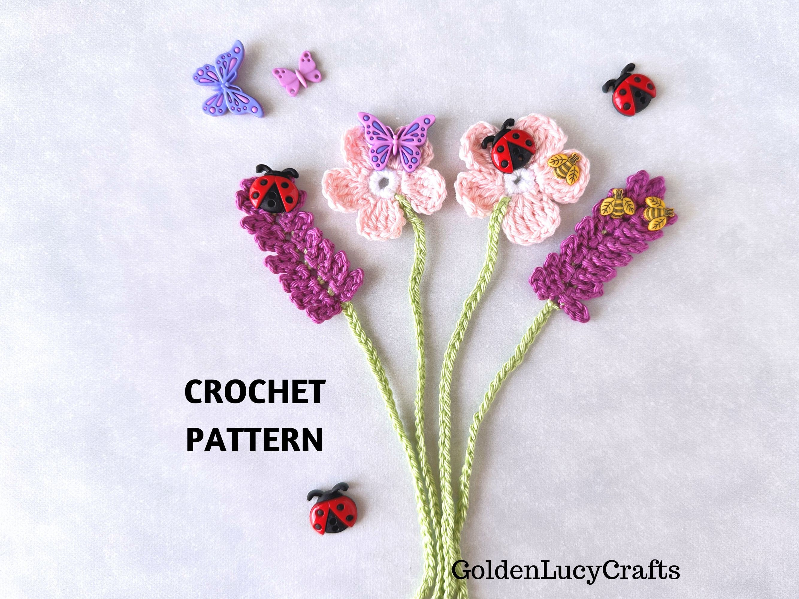 38 Flower Bookmark Crochet Patterns to Add a Handmade Touch to Reading Time 33 Crochet Pattern Flower Bookmarks Lavender Bookmark Cherry