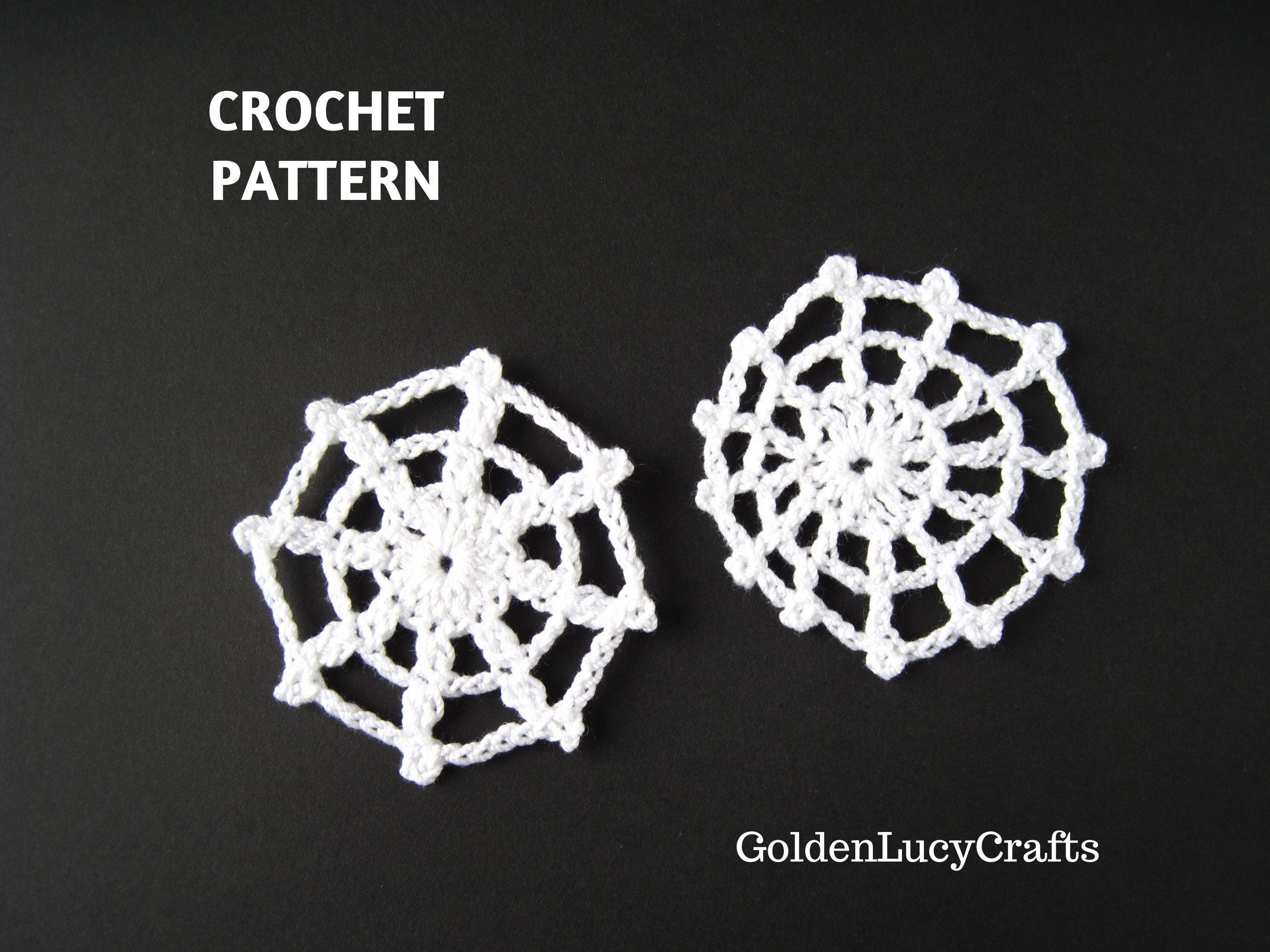 32 Spider Crochet Patterns for Cute, Creepy, and Giftable Makes 21 Crochet Pattern Spider Web Applique