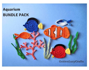 Aquarium BUNDLE PACK - 4 Crochet Patterns