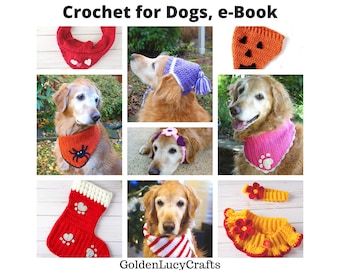 CROCHET PATTERNS for Dogs E-book |  DIY Dog Accessories | Gift Ideas