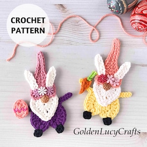 CROCHET PATTERN Easter Gnome