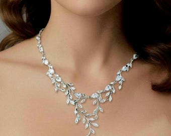 Set di gioielli Swarovski Bridal Vine. Perfetto per il ballo di fine anno, per un matrimonio elegante o per la madre della sposa.