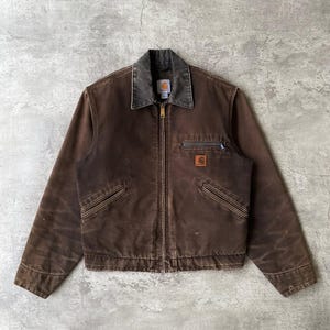 Vintage carhartt jacket brown - Etsy 日本
