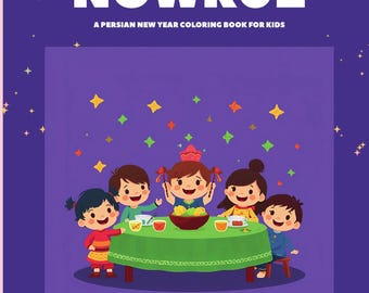 Livro de colorir Nowruz: atividade para impressão do Ano Novo Persa (PDF)