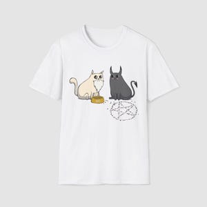 Gud vs Djävul Kattutgåva (unisex t-shirt)