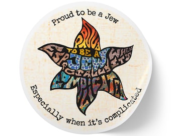 Proud to be a Jew - Especially when it's Complicated (roll of 2" stickers)