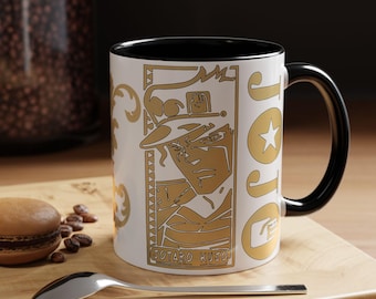 Jotaro Kujo Mug, Manga Anime Mug, Fanart Art Mug, Anime Lover Gift, Anime Mug 11oz, Jojo Anime Cup, Anime Gift Mug, Anime Ceramic Mug