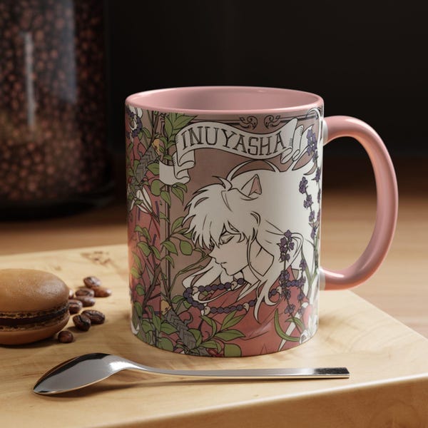 Inu Yasha Anime Mug, Manga Anime Mug, Fanart Anime Mug, Classic Anime Mug, Anime Lover Gift, Anime Mug 11oz, Anime Gift, Anime Ceramic Mug