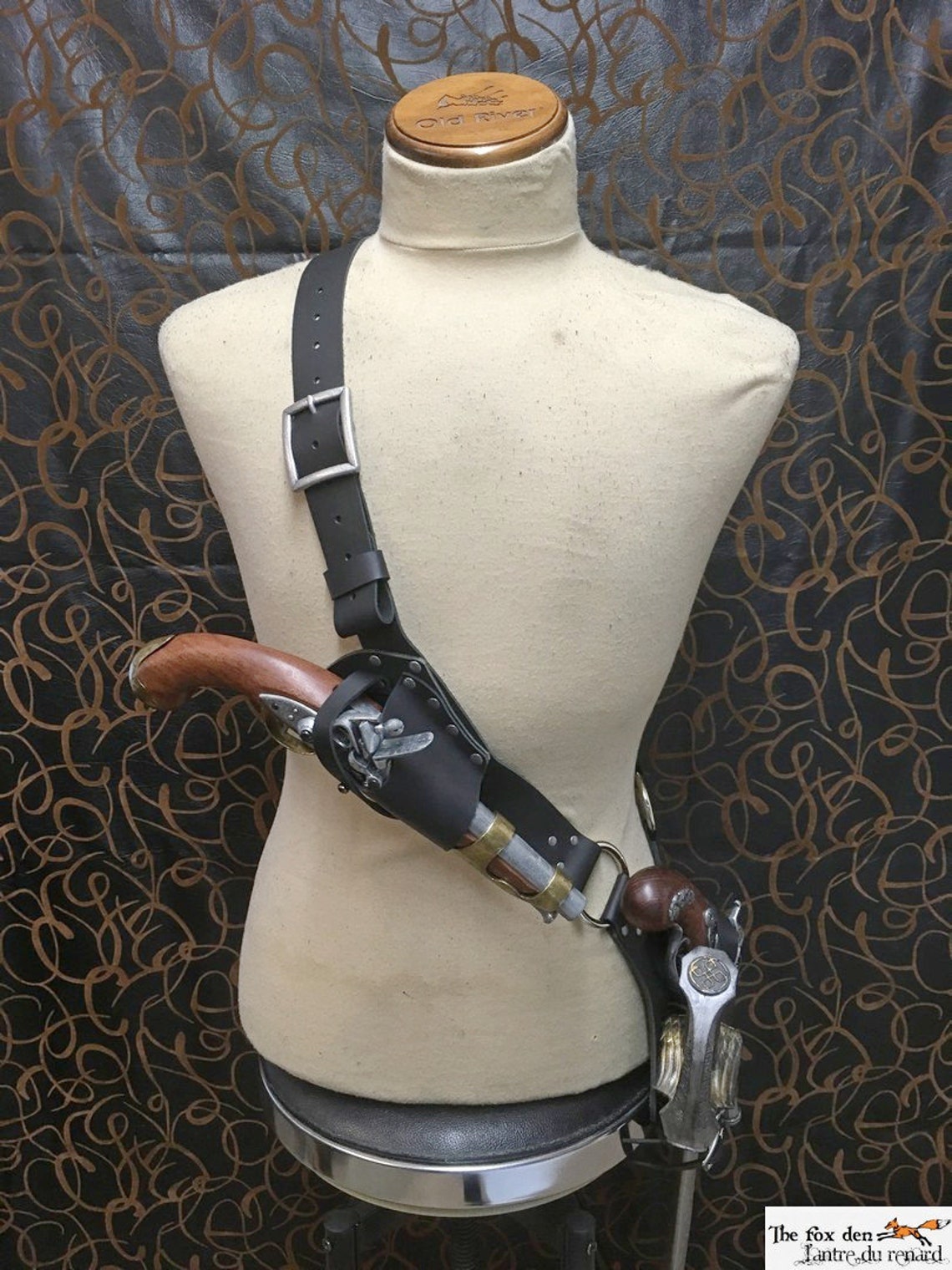 Pirate Leather Baldric Sword / Holster Combo With Optional Etsy Australia