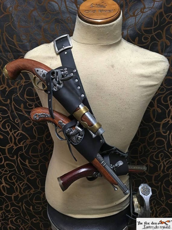 Pirate Baldric Holster Kit for 3 Flintlock Pistol With Etsy