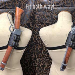 Mare's leg winchester 1892 rifle back holster! Very high quality! Cosplay. image 8