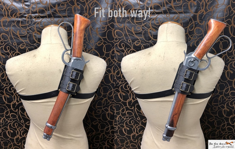 Mare's leg winchester 1892 rifle back holster! Very high quality! Cosplay. image 8