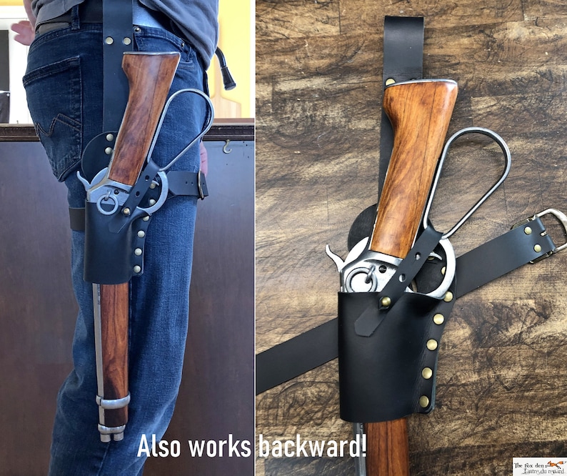 Leather Leg Holster for Mare's Leg Winchester 1892 Rifle Etsy