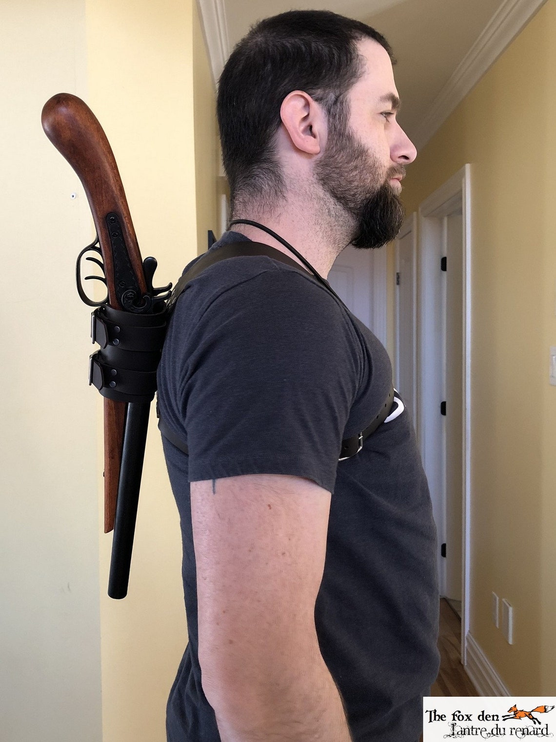 Leather Back Holster for Saw off Shotgun Double Barrel M1881 Etsy