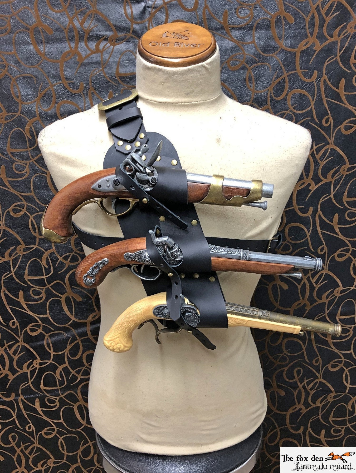 Leather Chest Holster for Semi Autos - Paradise Valley Leather