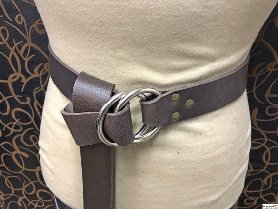 The SAUSALITO Classic 1.5 Double Ring Mahogany Leather Belt | Scottsdale  Belt C - Scottsdale Belt Company