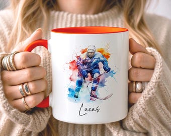 CUSTOM Ice Hockey Mug | Personalised gift for Ice Hockey | Ice Hockey Coach Gift | Sports Fans Present | Ice Hockey Gift | Sports Gift