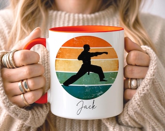 CUSTOM Martial Arts Mug | Custom Gift for Karate, Taekwondo, Judo, and Kickboxing Lovers | Dojo Coffee Mug | Martial Arts Gift