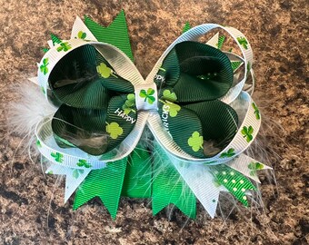 St. Patty's Day Hairbow
