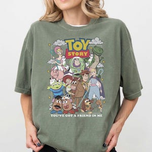 Toy Story Vänner PNG | Du har en vän i mig | Vintage Woody Buzz Jessie Konst, Digital Fil för Sublimering bild 4
