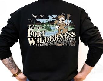 Frontier Mickey PNG, Vintage Fort Wilderness Resort, Retro Zeltplatz, magisches Urlaub Shirt | Digitale Datei für Sublimation