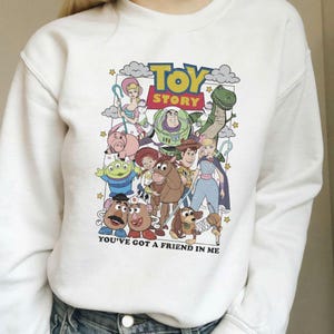 Toy Story Vänner PNG | Du har en vän i mig | Vintage Woody Buzz Jessie Konst, Digital Fil för Sublimering bild 1