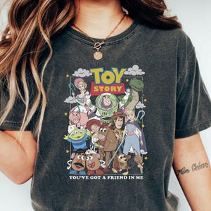Toy Story Vänner PNG | Du har en vän i mig | Vintage Woody Buzz Jessie Konst, Digital Fil för Sublimering bild 3