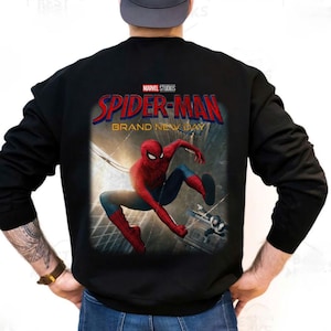 Marvel Spider-Man Brand New Day PNG, Superhero City Action Graphic, Peter Parker Movie Poster Art, Digital File for Sublimation