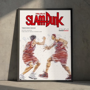 Slam Dunk Anime Manga Poster Art Print, Sakuragi Hanamichi Vintage Japanese Wall Decor, Il primo Slam Dunk, Regalo di compleanno