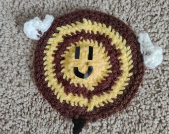 Crochet Bumblebee Coaster: Decorative Bee Coasters