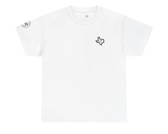 Texas Map Graphic Tee: Unisex Cotton T-Shirt