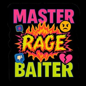 Master Rage Baiter - Premium Vinyl Sticker
