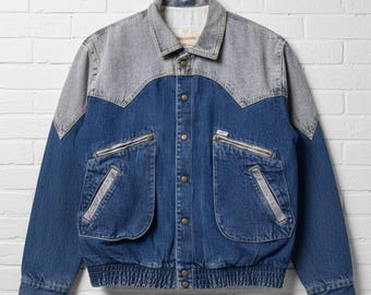 80年代ヴィンテージのマーティ・マクフライデニムジャケット：バック