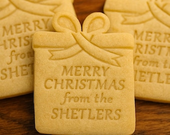 Cortador de galletas navideño personalizado